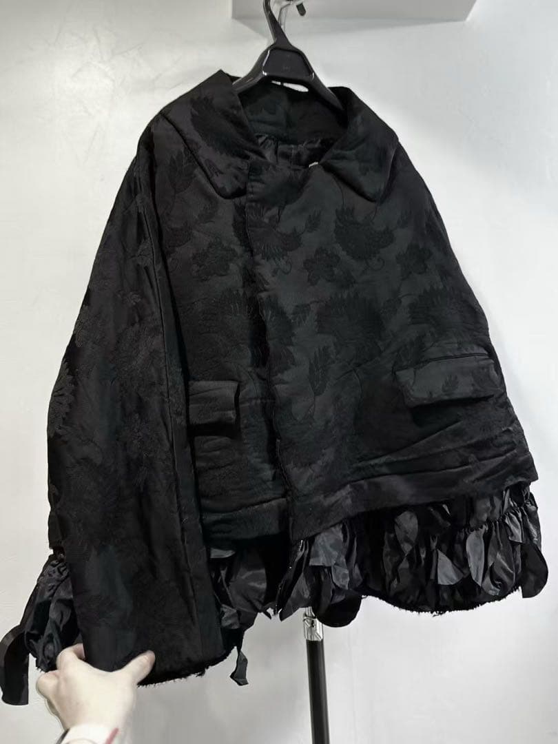 2023AW コムコム　コムデギャルソン　 刺繍　二次元　ジャケット