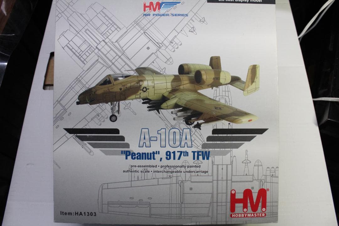 ☆ホビーマスター 1/72ダイキャスト完成品 A-10A ”Peanut”