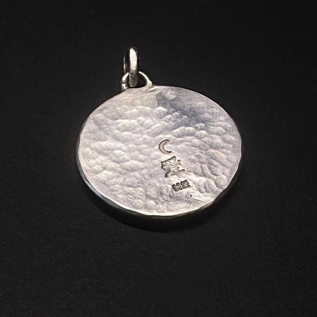 ◆天命堂制作◆【月読命】純銀ペンダントトップ ・八咫の鏡◆