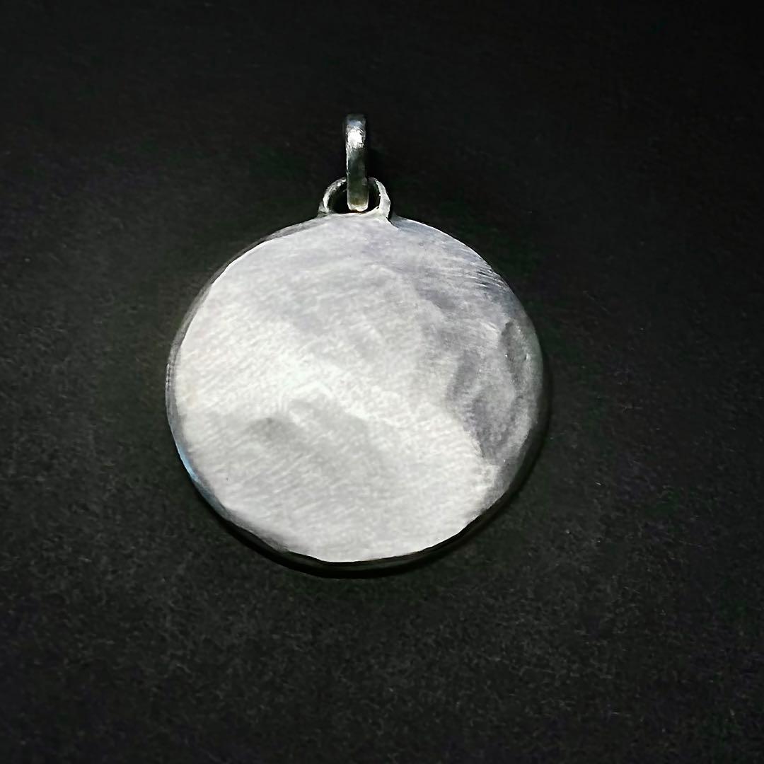 ◆天命堂制作◆【月読命】純銀ペンダントトップ ・八咫の鏡◆