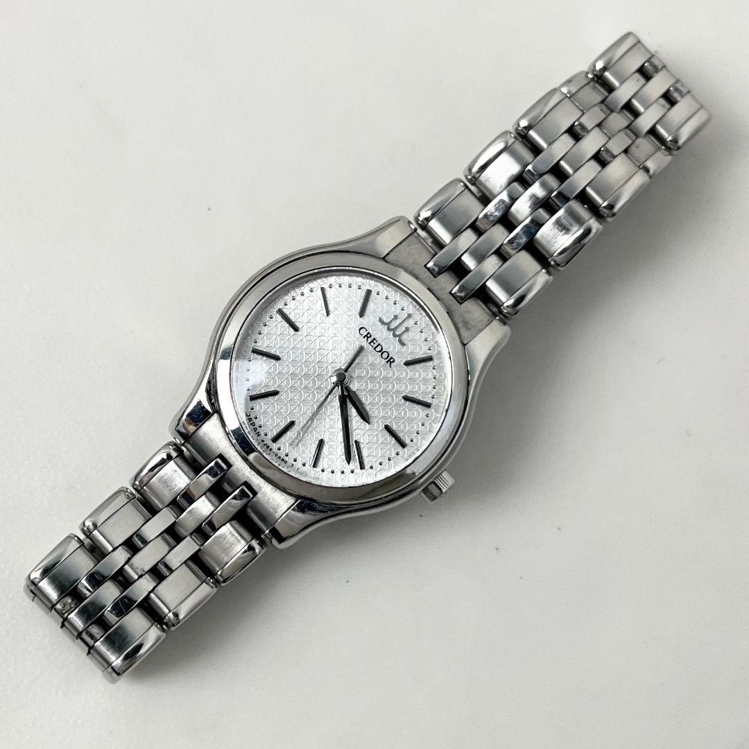 【稼働】 SEIKO CREDOR 4J85-0A20 クオーツ 腕時計