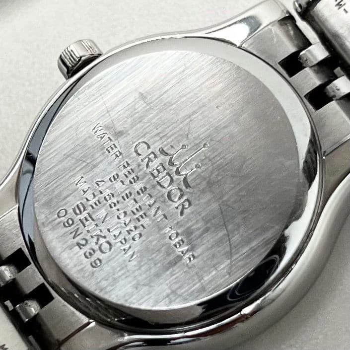 【稼働】 SEIKO CREDOR 4J85-0A20 クオーツ 腕時計