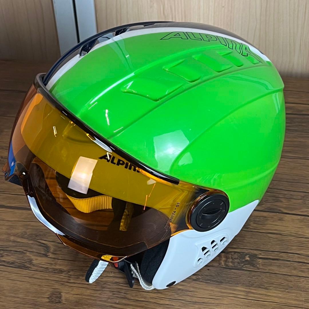ALPINA CARAT VISOR スキーヘルメット　51〜55cm おまけ付