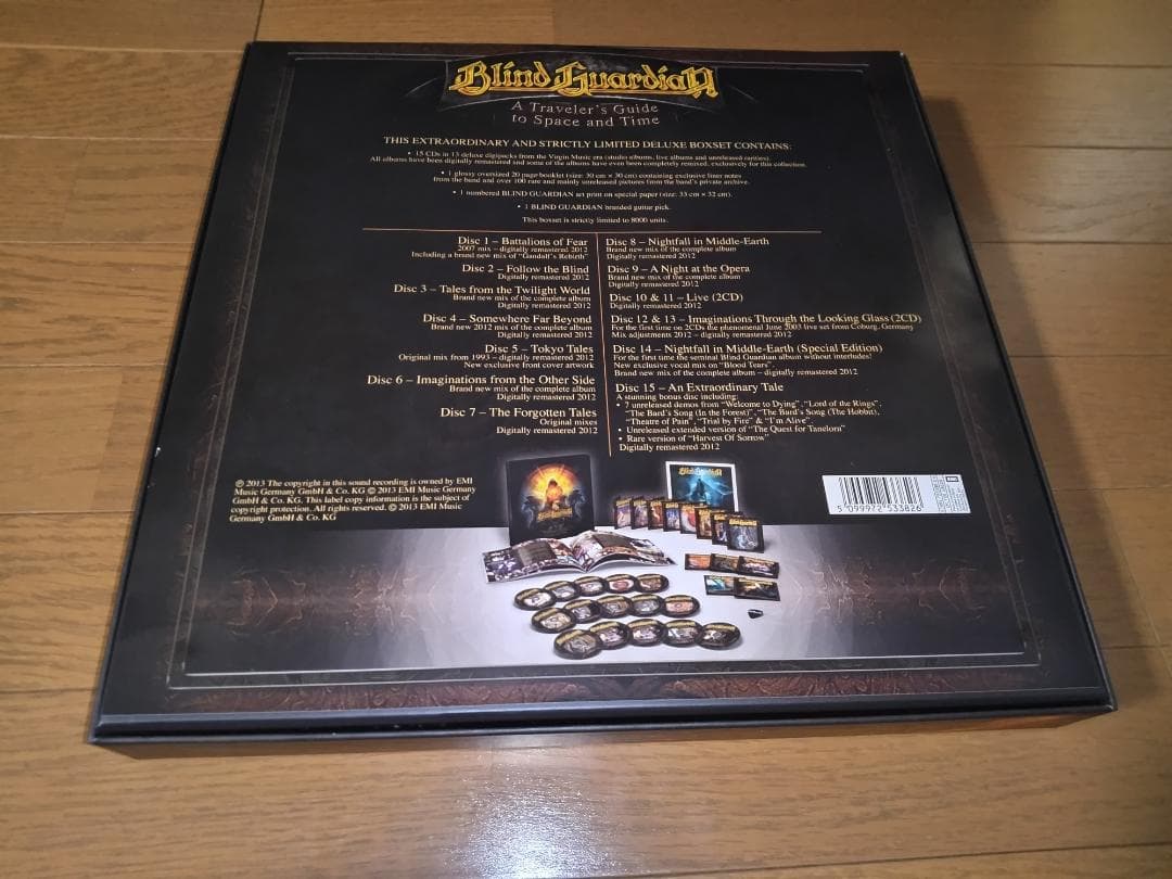 ブラインド・ガーディアン 8000本限定 CD-BOX 15枚組 ブラガ