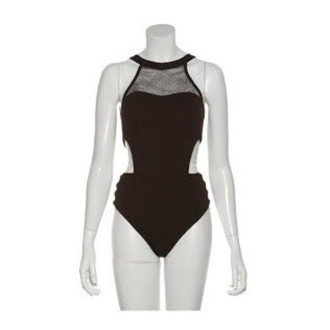 SNIDEL ホルターネックスウィムワンピース