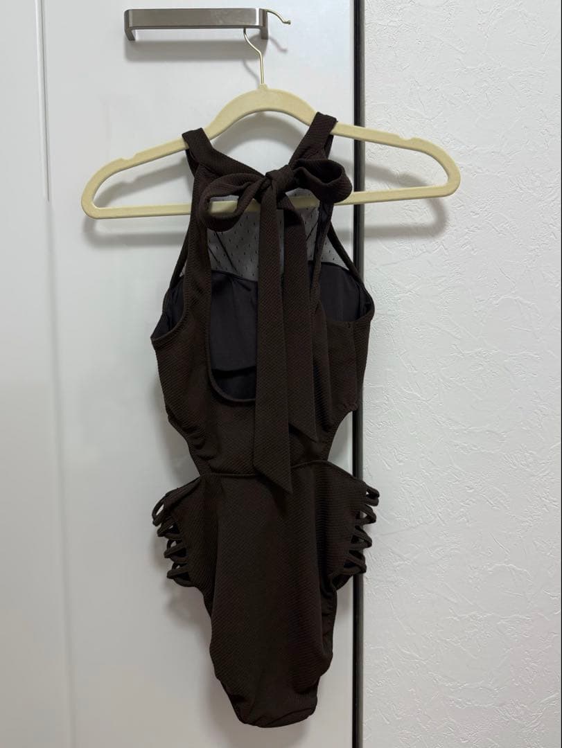 SNIDEL ホルターネックスウィムワンピース