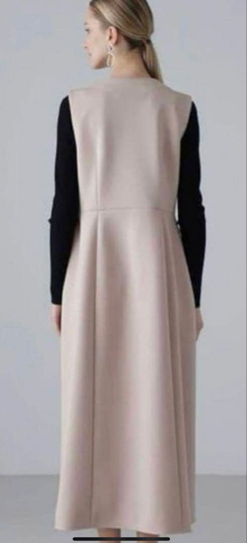 未使用　アドーア　ジャージーボンディングジレ ワンピース