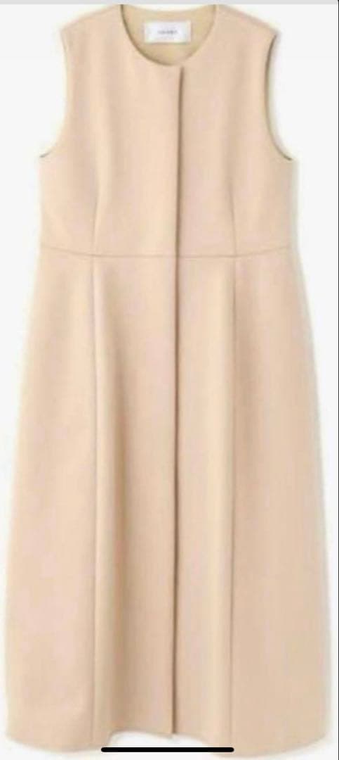 未使用　アドーア　ジャージーボンディングジレ ワンピース