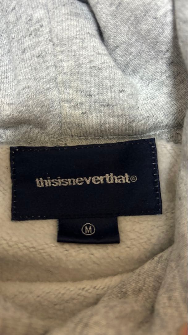thisisneverthat ネバザ パーカー グレー