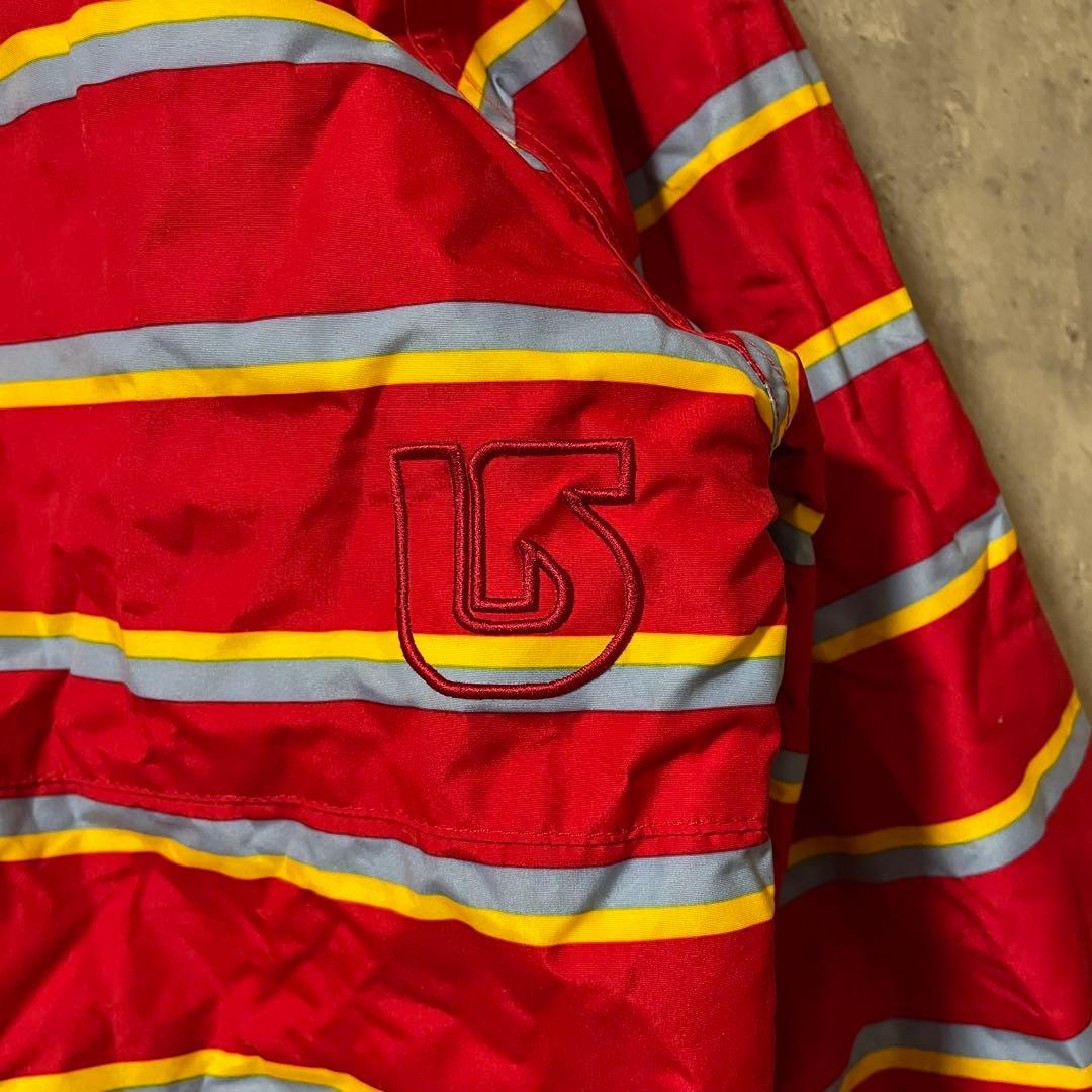 Burtonバートンスキーウェアスノーボードジャケットパーカーフード付き赤レッド