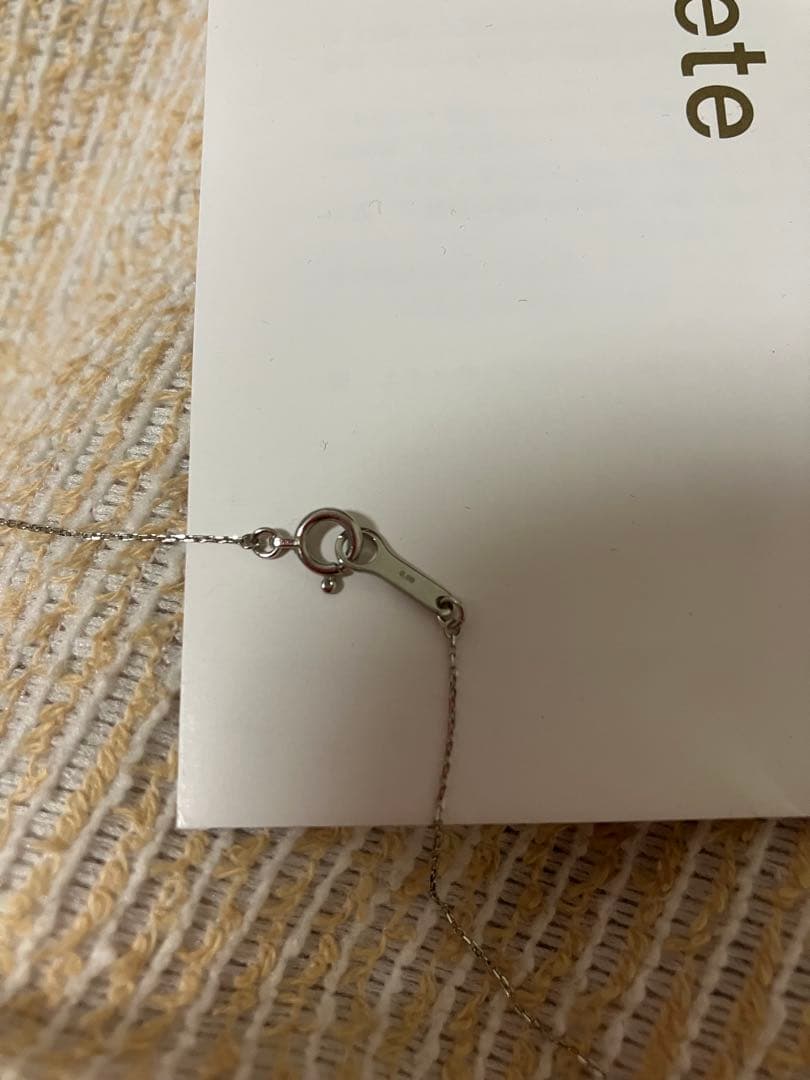 ete PT900/850ダイヤモンド ネックレス ブライト 0.06ct