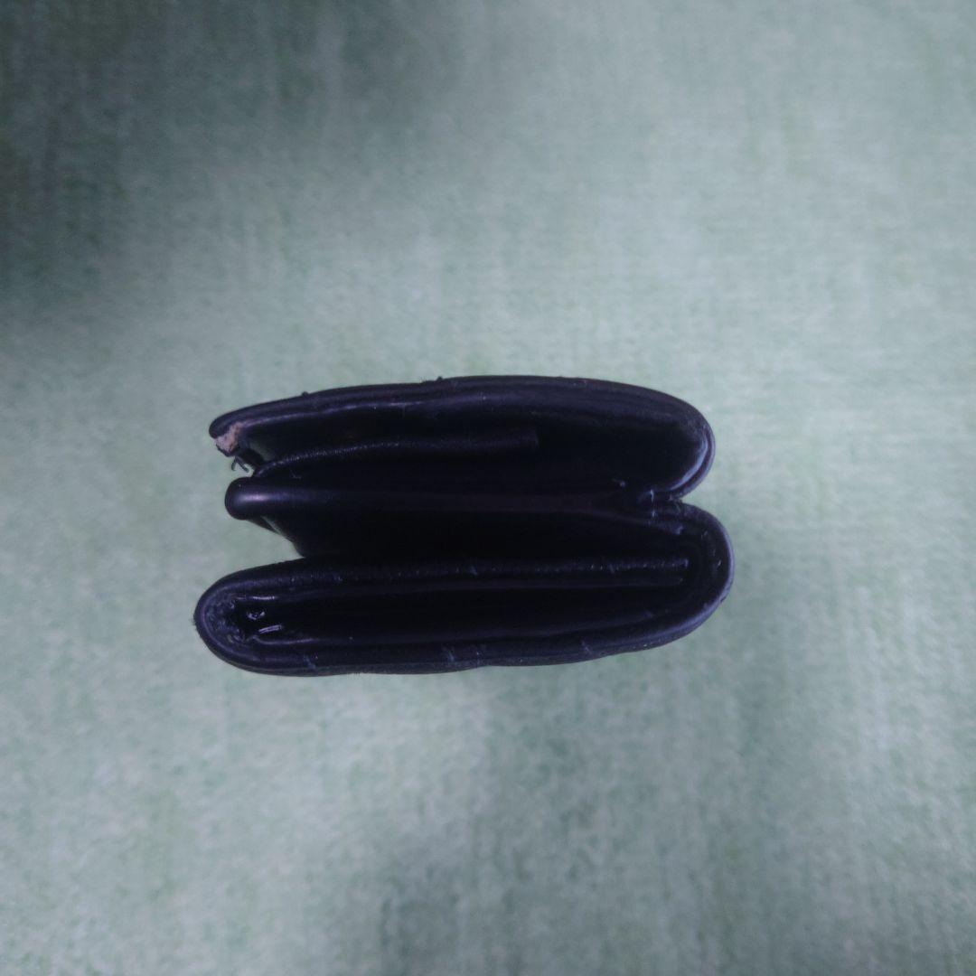 もげ\"sさん専用 イブサンローラン 黒 レザー 三つ折り財布