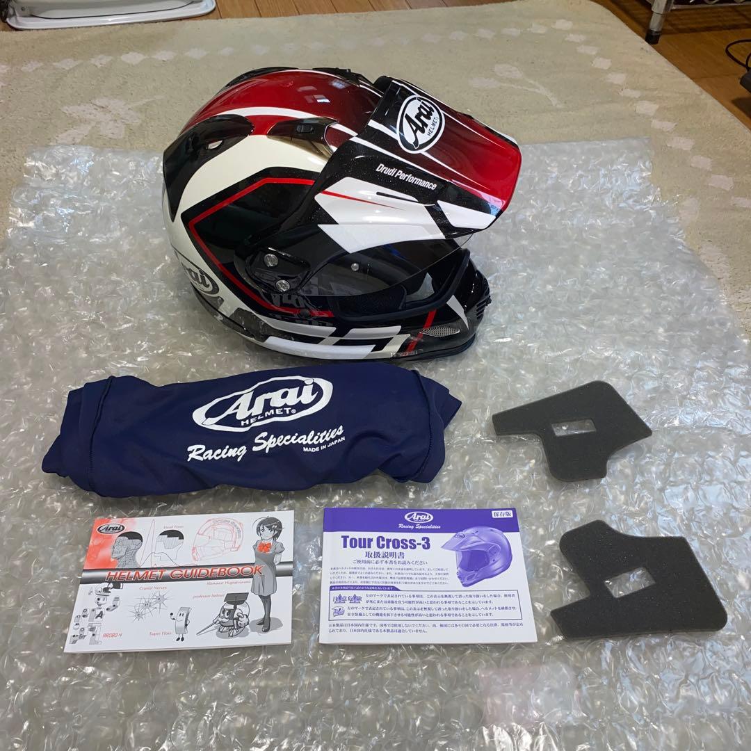 アライ TOUR CROSS3 DETOUR RED M 57-58cm