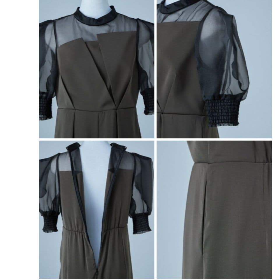 タグ付 LE’RURE イレギュラーカッター パンツドレス 結婚式 niana