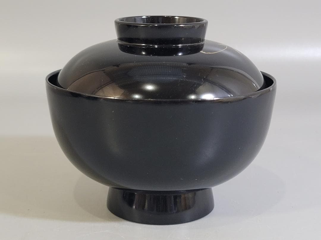 輪島塗 吸物椀 五客 塗師 松雲作 美品 DT251