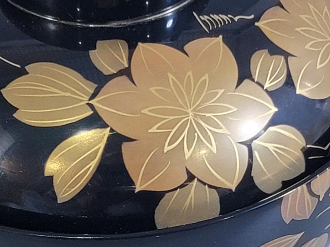 輪島塗 吸物椀 五客 塗師 松雲作 美品 DT251