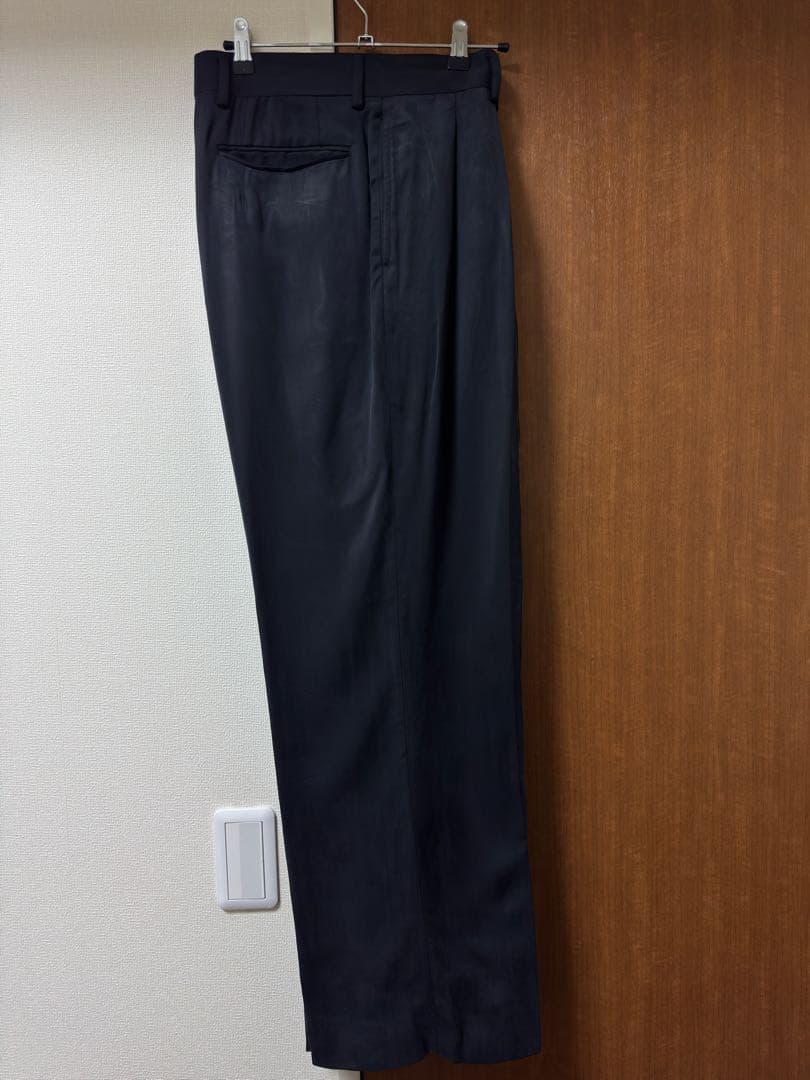 パンツ NEAT High density Cupro Wide 46 navy