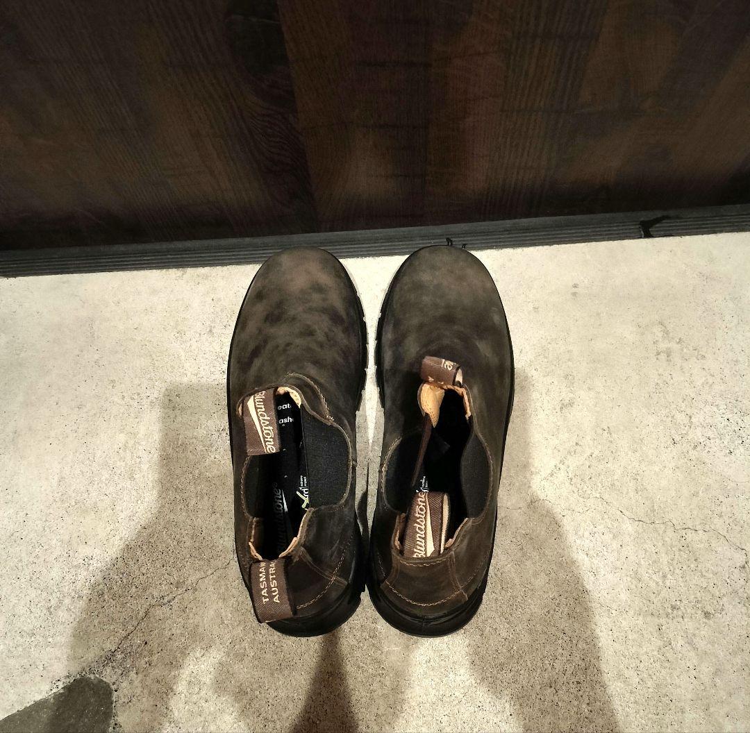 ブランドストーン LUG BOOT ブラウン サイドゴアブーツ