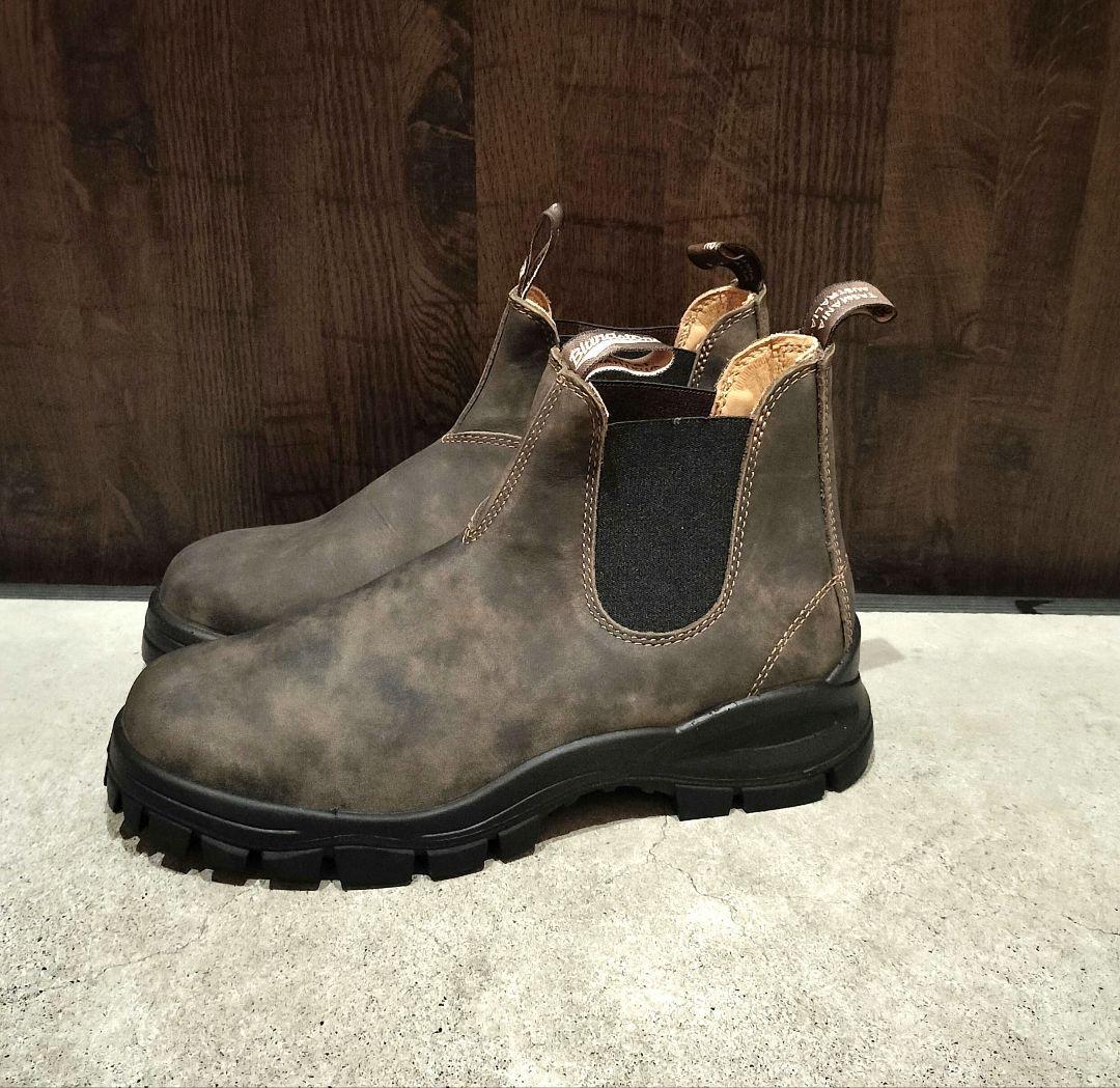 ブランドストーン LUG BOOT ブラウン サイドゴアブーツ