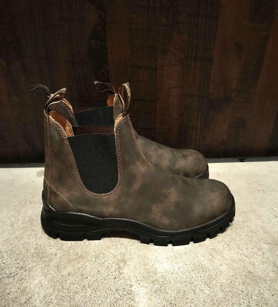 ブランドストーン LUG BOOT ブラウン サイドゴアブーツ