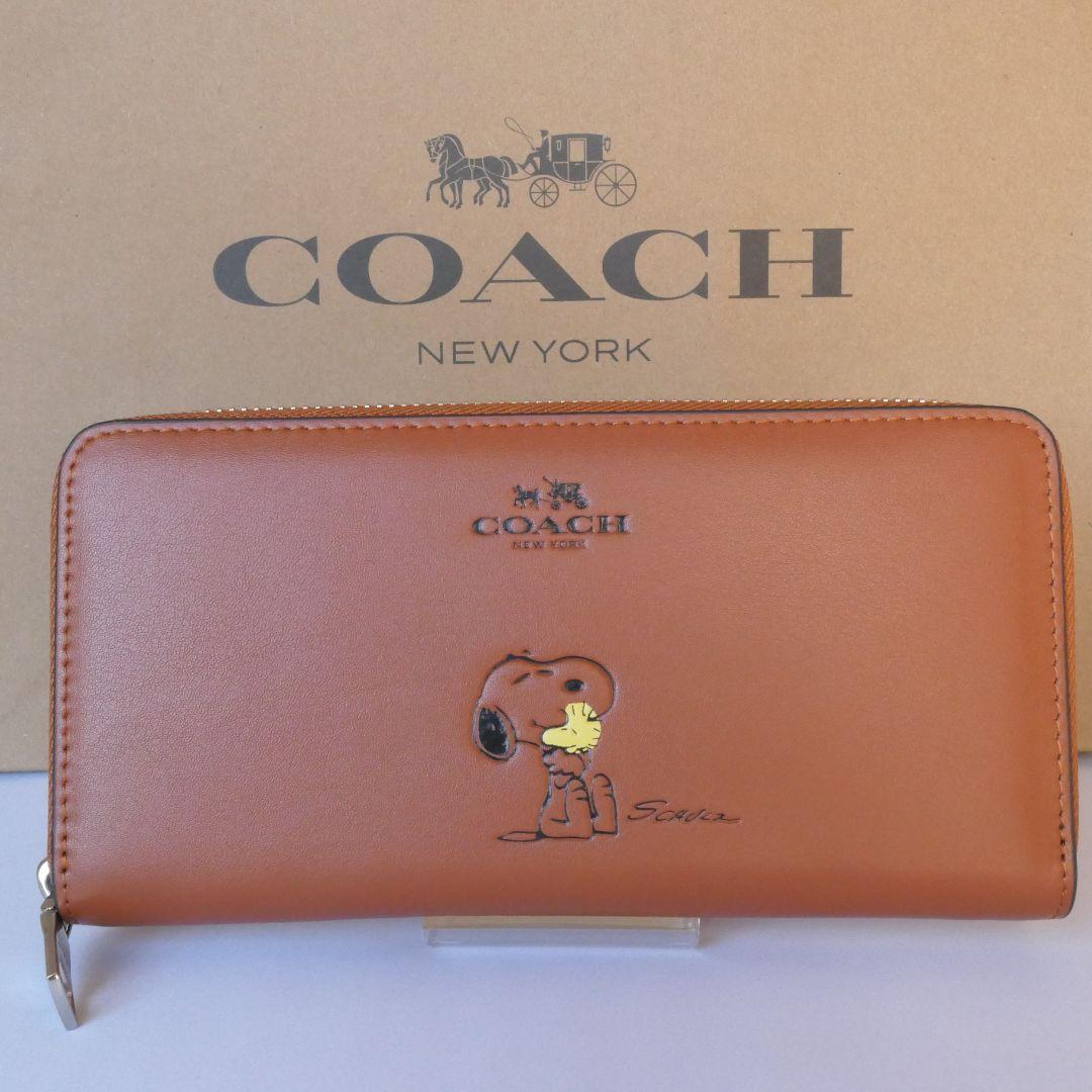 2点　[未使用品] COACH/コーチ スヌーピー 長財布 F53773