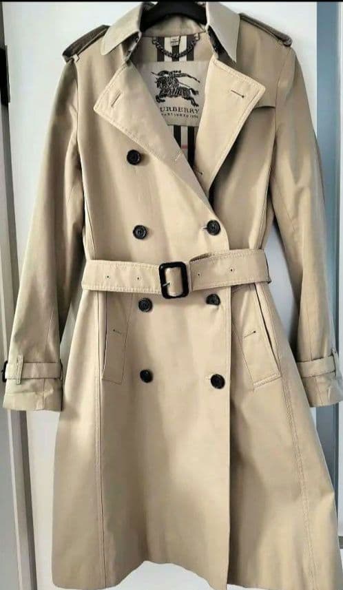 バーバリートレンチコート ケンジントンuk6 美品