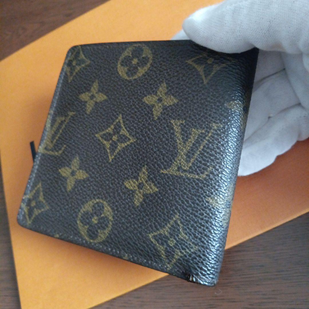 ルイ・ヴィトン。外観美品モノグラム、ポルト、フォイユ、マルコ折り財布