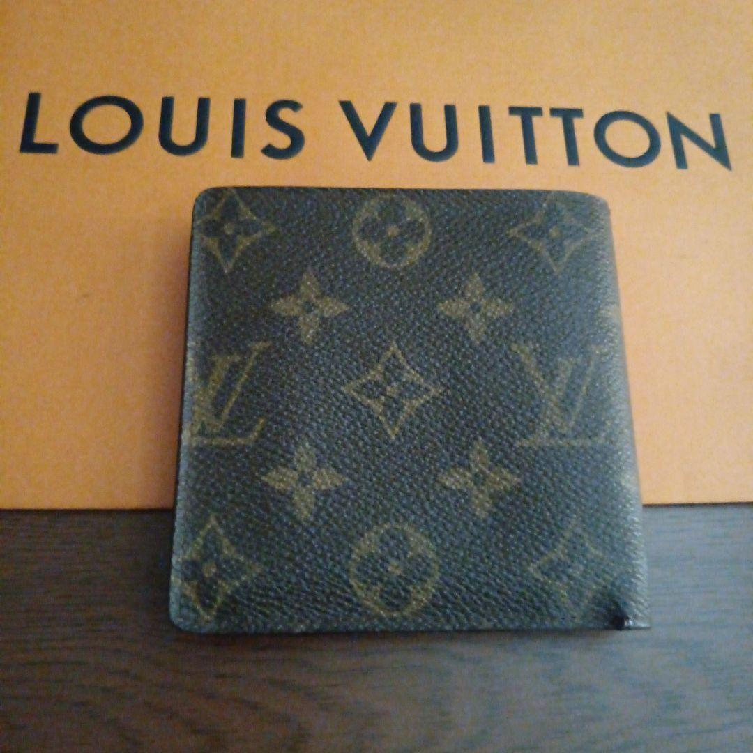 ルイ・ヴィトン。外観美品モノグラム、ポルト、フォイユ、マルコ折り財布