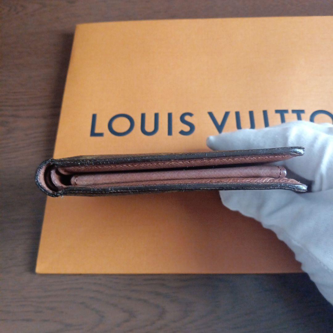 ルイ・ヴィトン。外観美品モノグラム、ポルト、フォイユ、マルコ折り財布