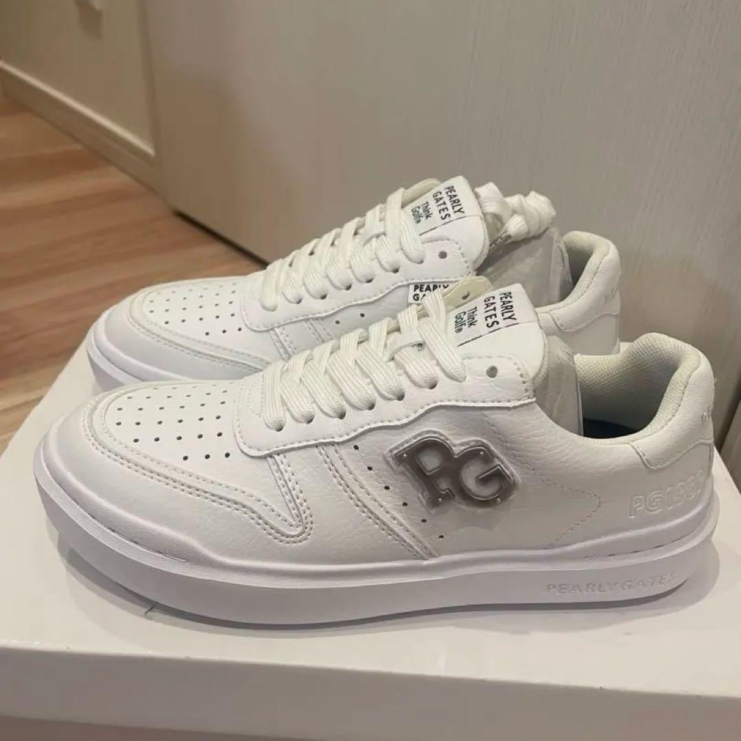 新品未着用　PGシューズ ホワイト