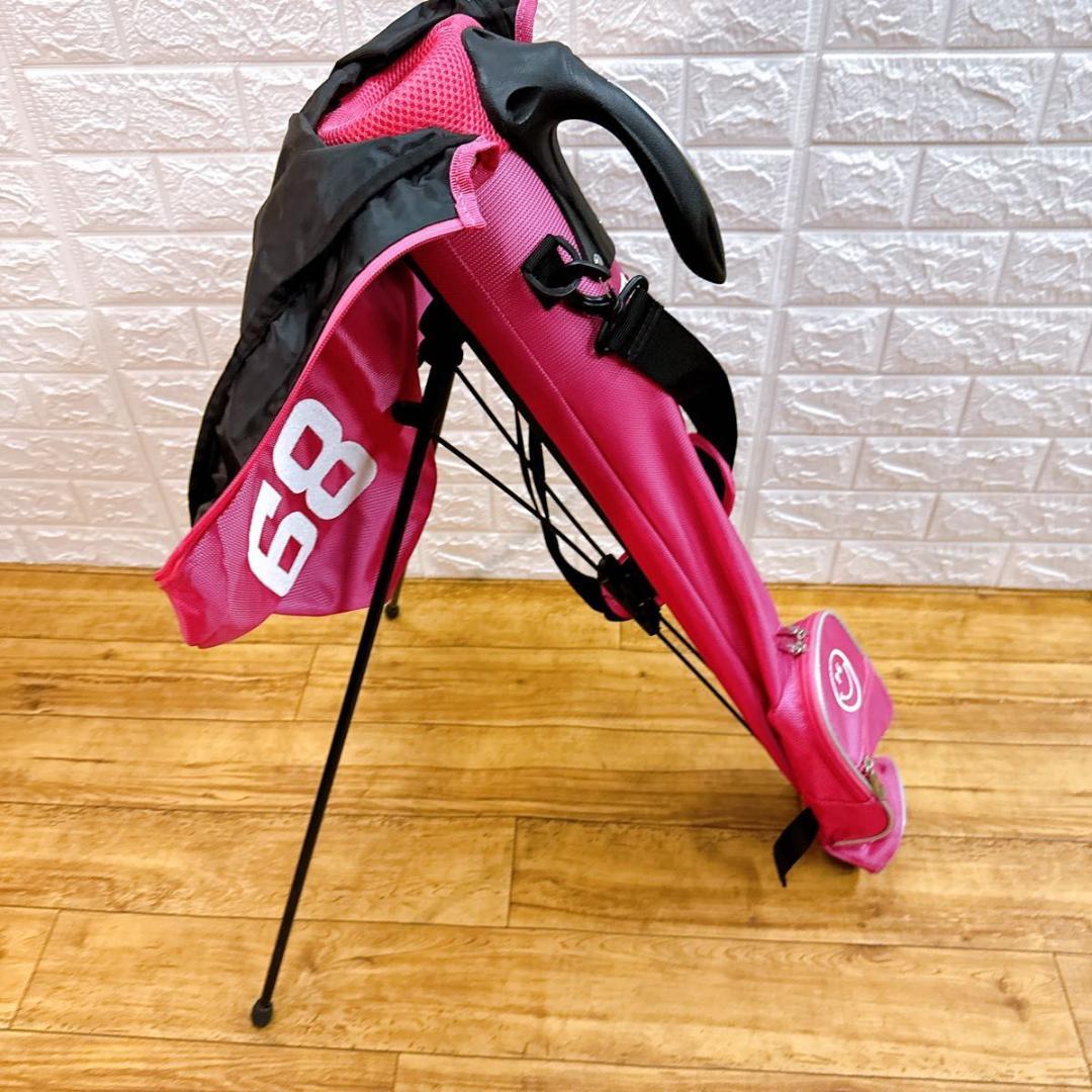 パーリーゲイツ　 スタンド式 ゴルフバッグ ピンク