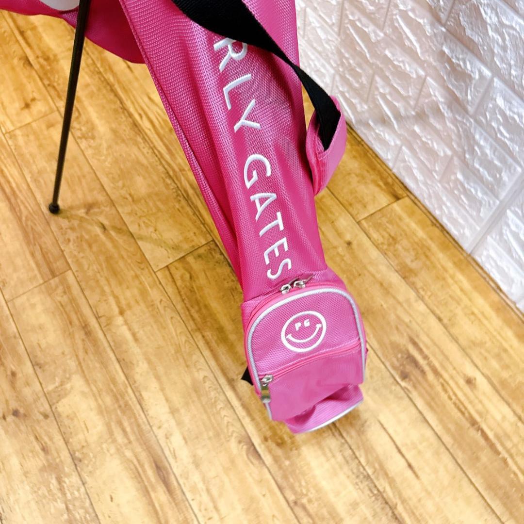 パーリーゲイツ　 スタンド式 ゴルフバッグ ピンク
