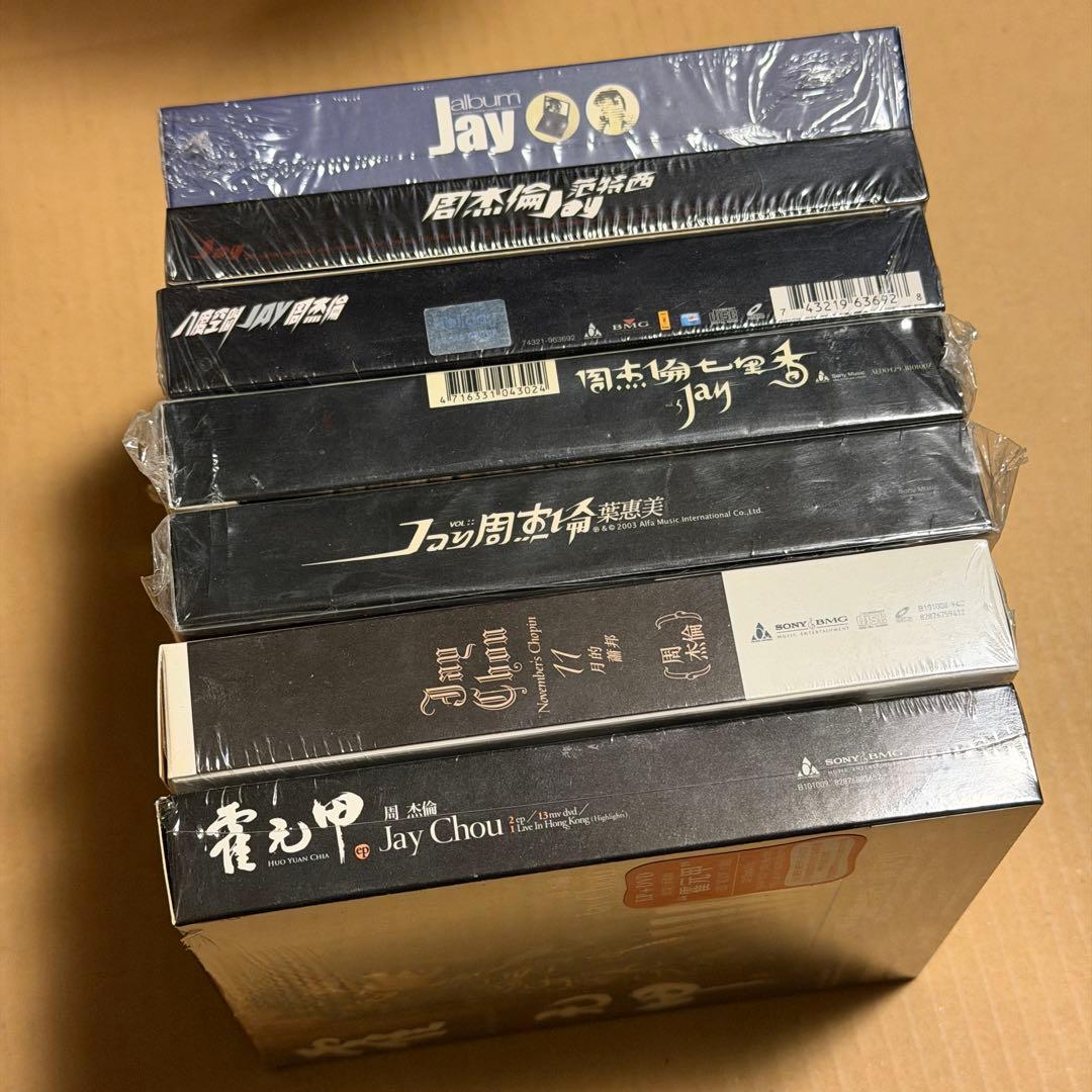 周杰倫 台湾初回盤CD 12枚 黄金期完全セット 紙スリーブ付