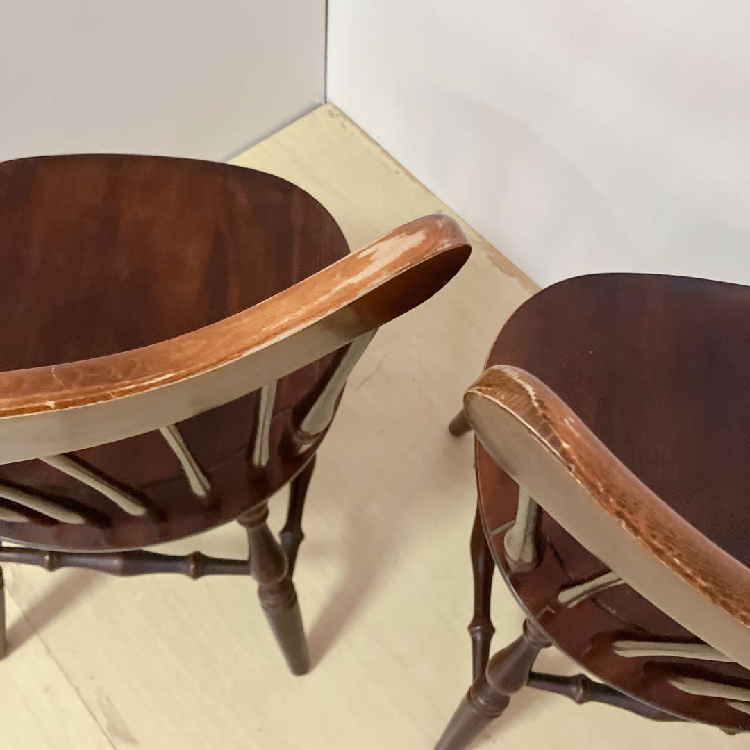 柏木工 KASHIWA ウィンザーチェア　2脚セット　ダイニングチェア　②