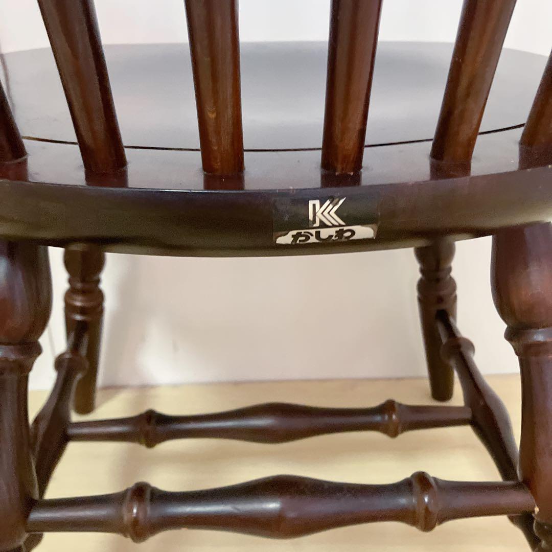 柏木工 KASHIWA ウィンザーチェア　2脚セット　ダイニングチェア　②