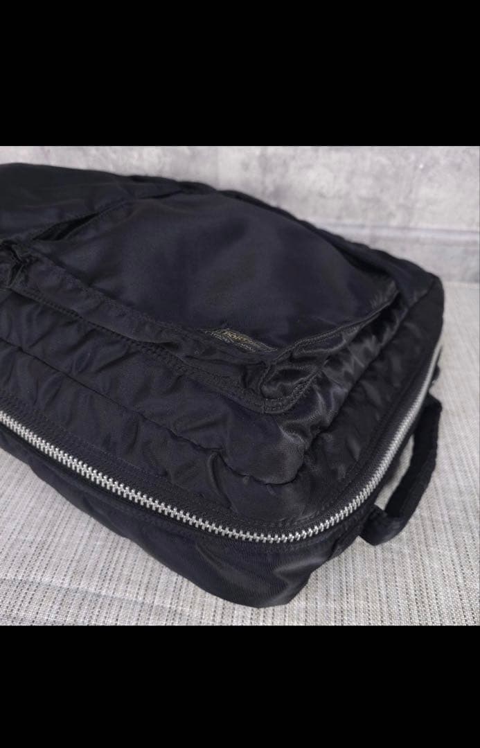 超美品　3way　PORTER　ポーター　ブリーフケース　リュック　タンカー　黒