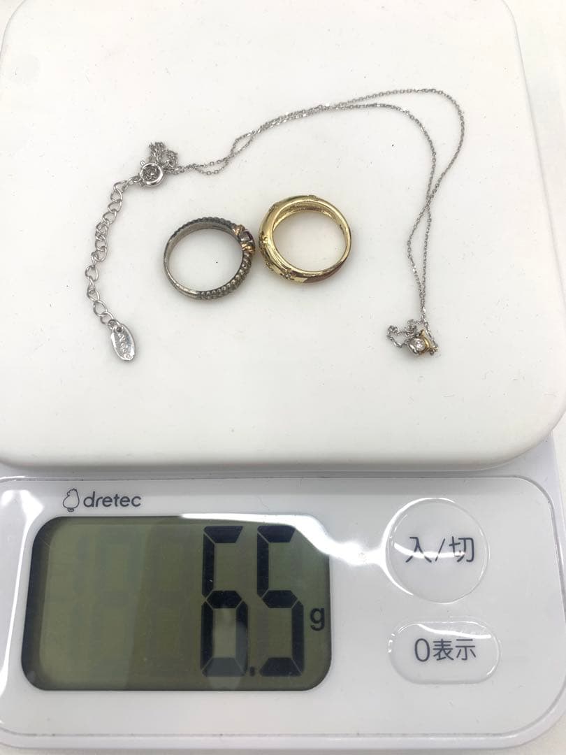 18k？ silver k10 pt900 刻印 祖母の遺品アクセサリー