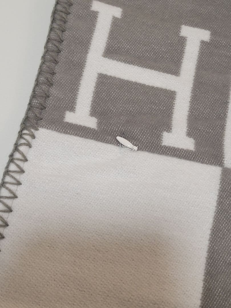 エルメス　クッションカバー　グレー　45×45　2枚セット