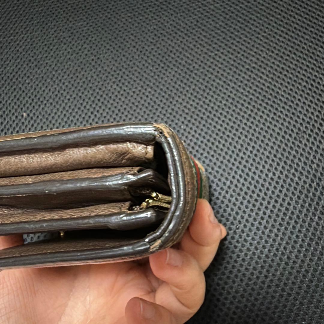 Gucci GGキャンバス 三つ折り財布
