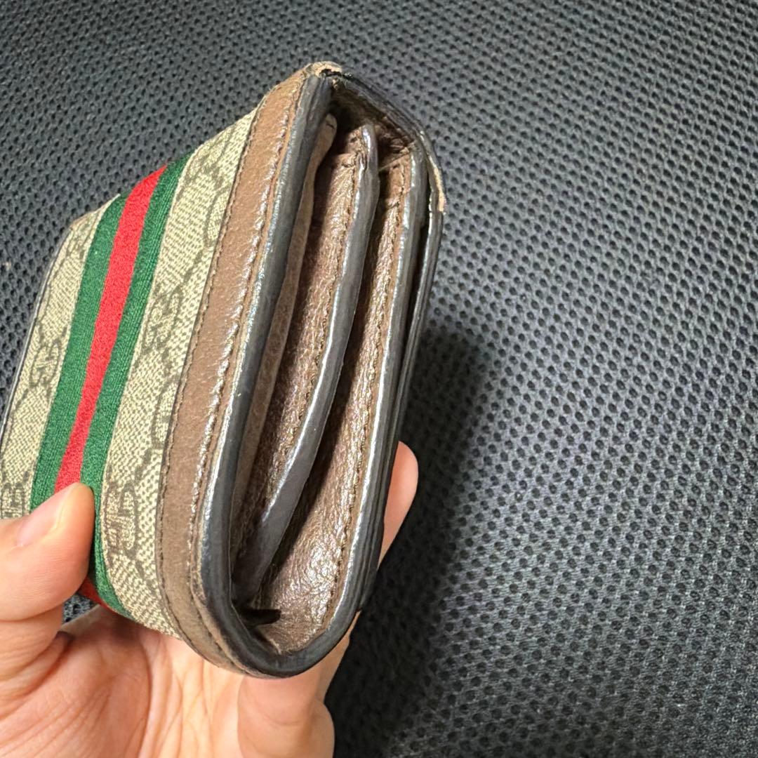 Gucci GGキャンバス 三つ折り財布