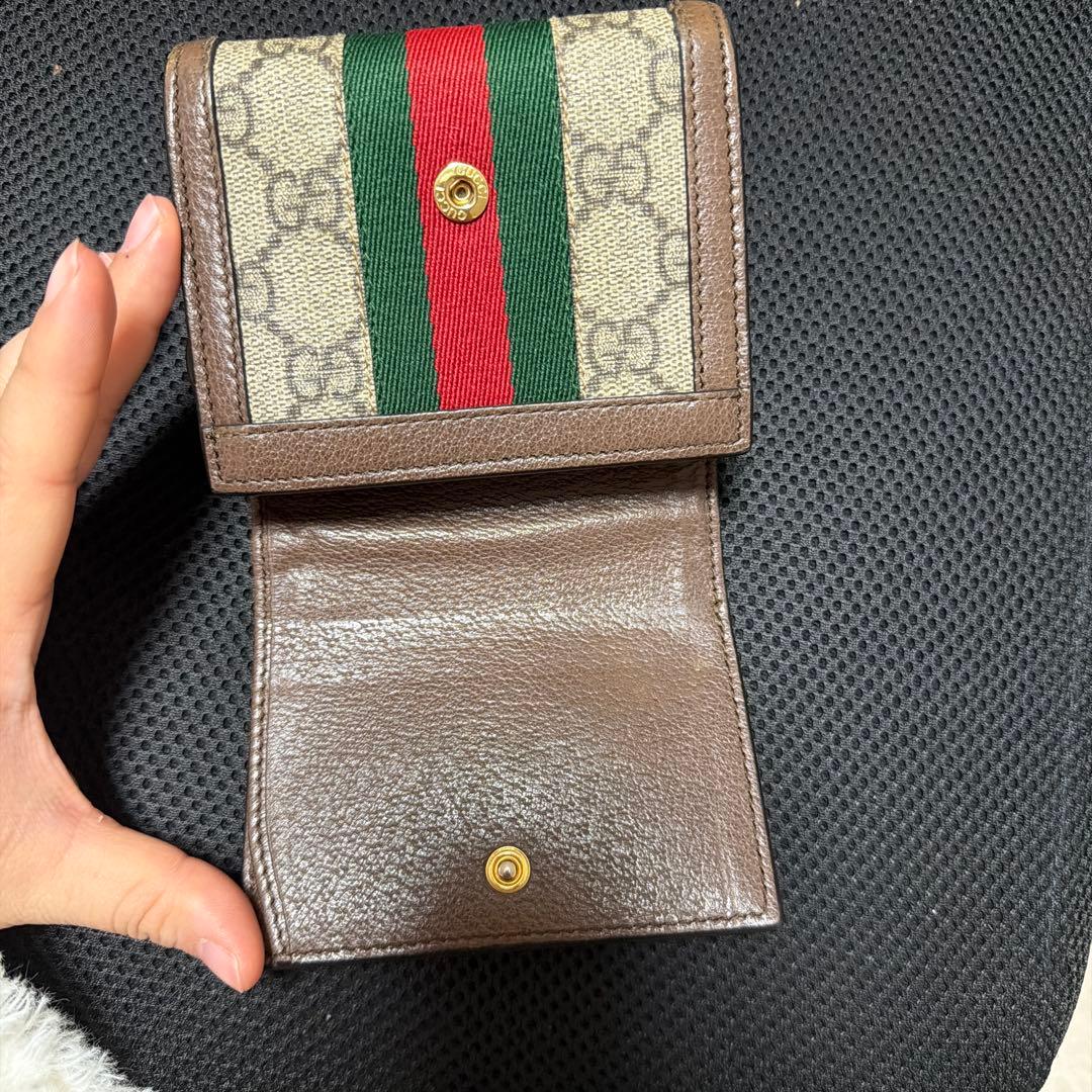 Gucci GGキャンバス 三つ折り財布