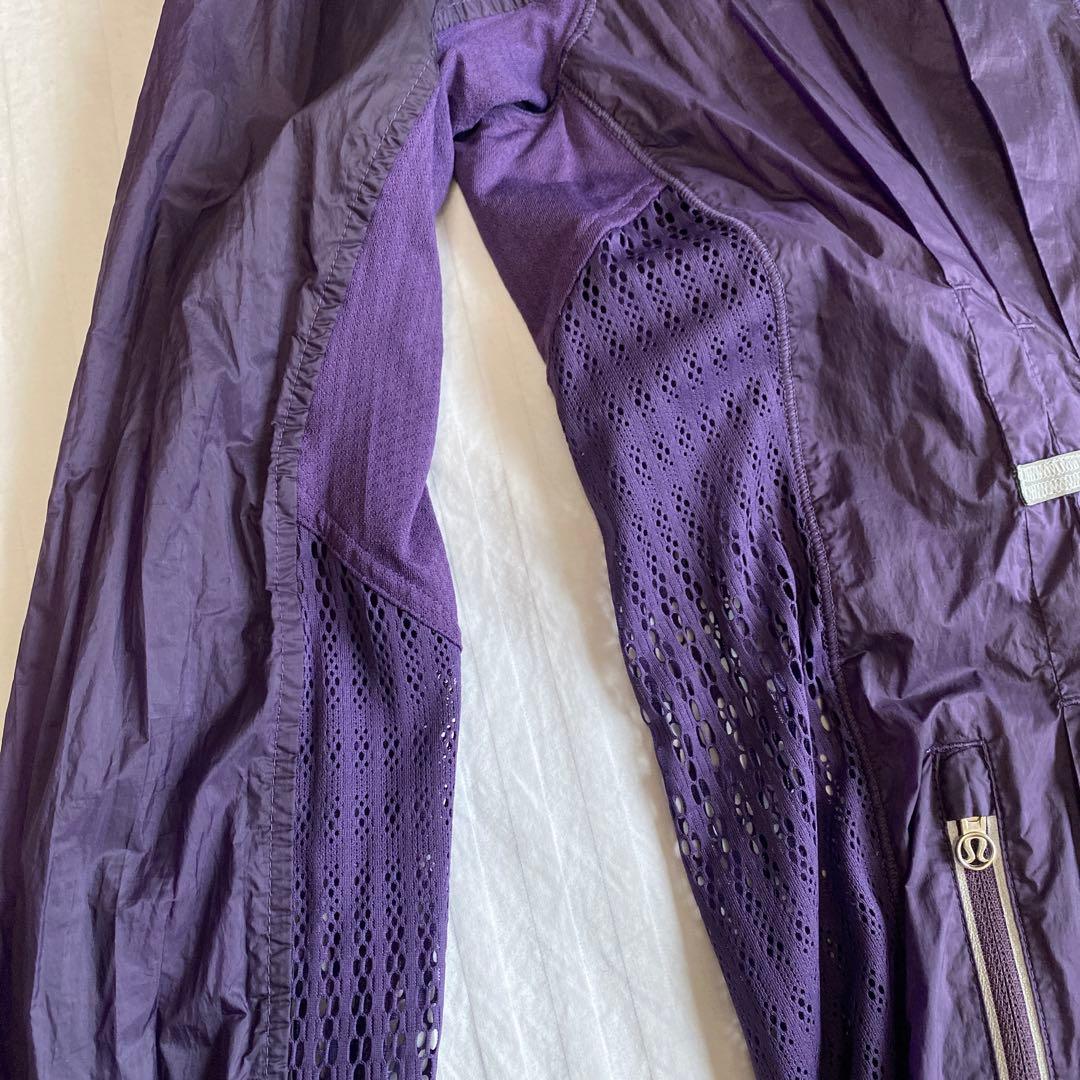 希少✨ルルレモン　ジップアップ　ジャケット　パープル　6