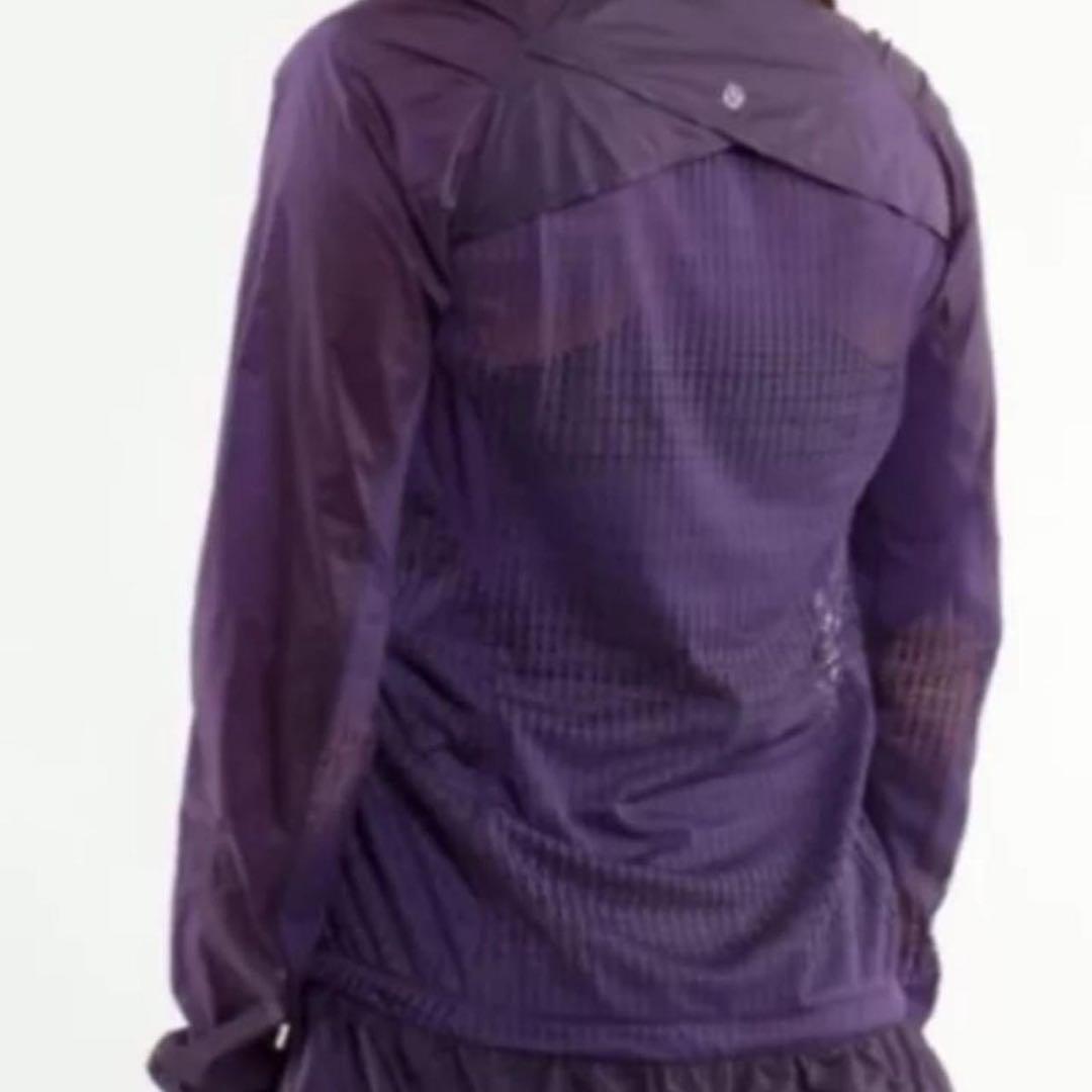 希少✨ルルレモン　ジップアップ　ジャケット　パープル　6