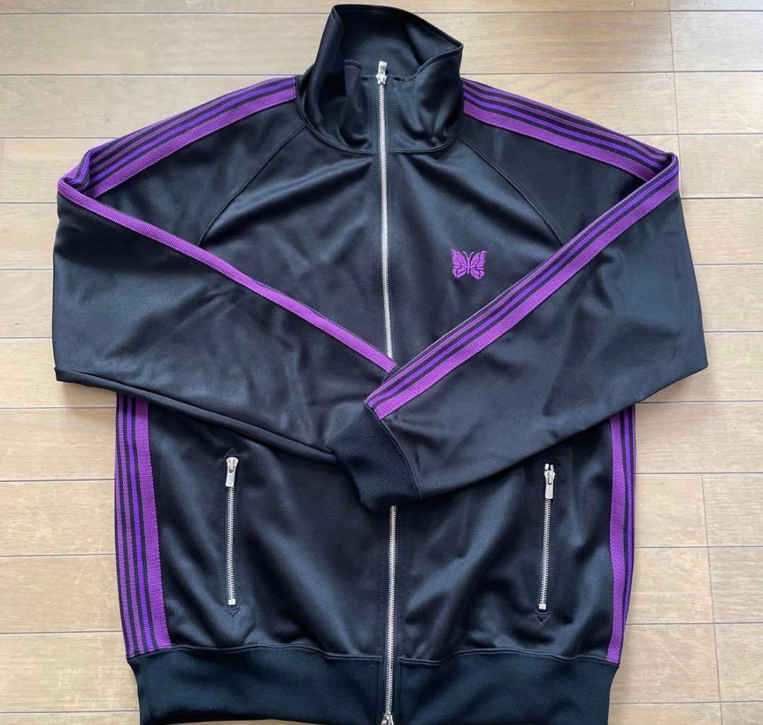 NEEDLES ニードルズ　ブラック/パープル ジャージ Lサイズ