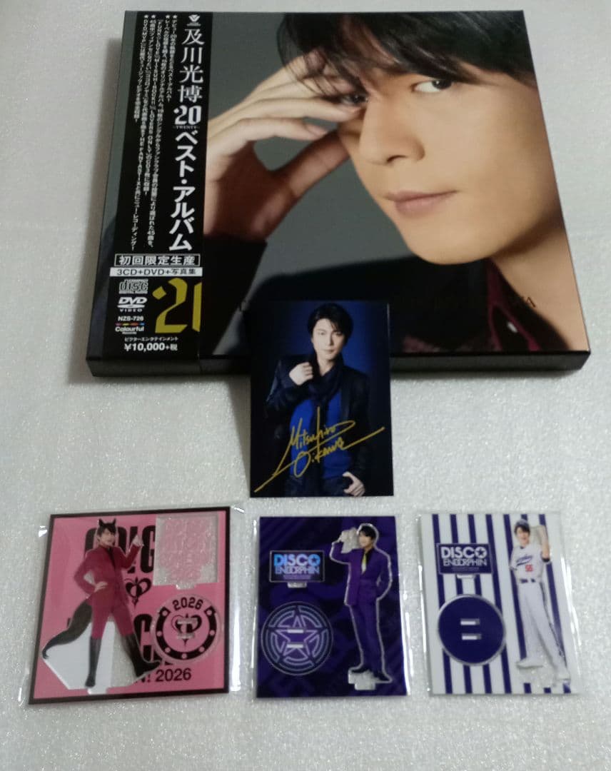 及川光博 20-TWENTY- 初回限定 3CD+DVD 写真集 アクスタ