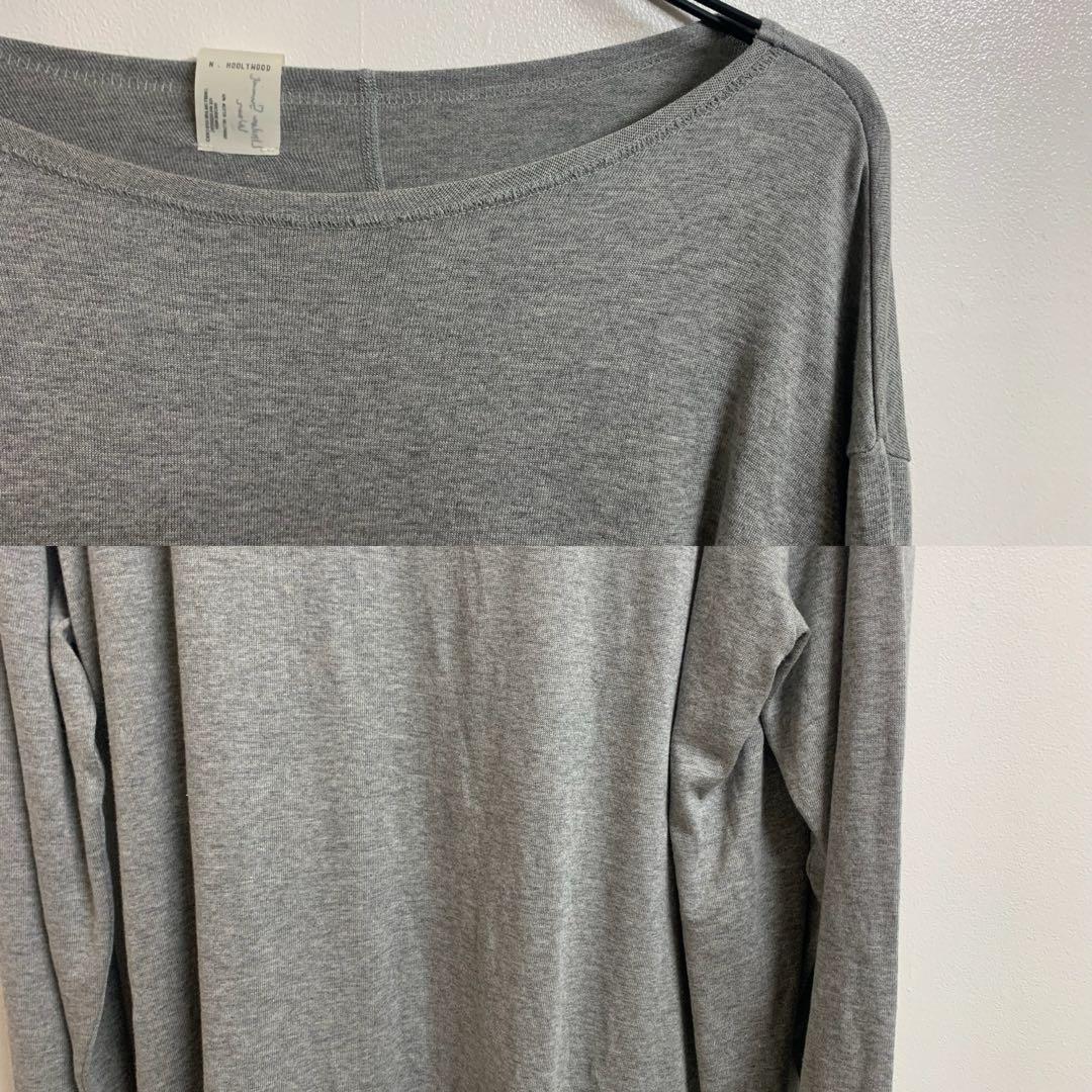 トップス N.HOOLYWOOD OVERSIZE BOATNECK LONGSLEEVE