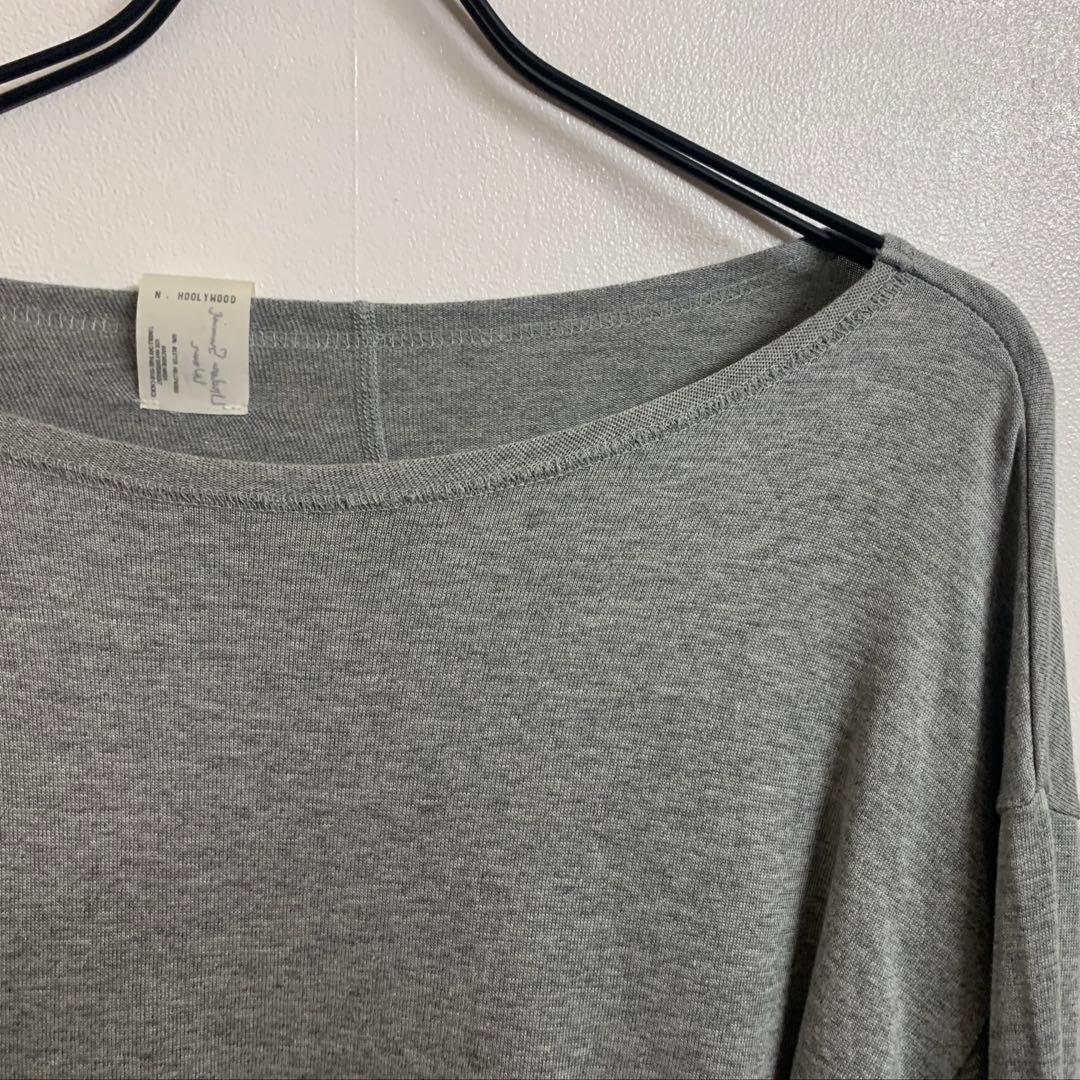 トップス N.HOOLYWOOD OVERSIZE BOATNECK LONGSLEEVE