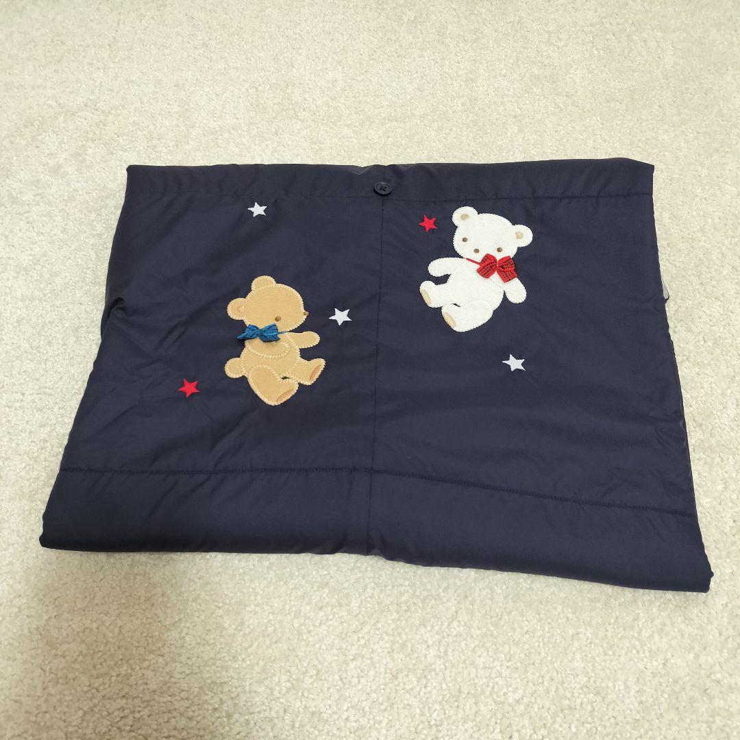 familiar 3WAYブランケット 抱っこ紐ケープ　ネイビー ファミリア