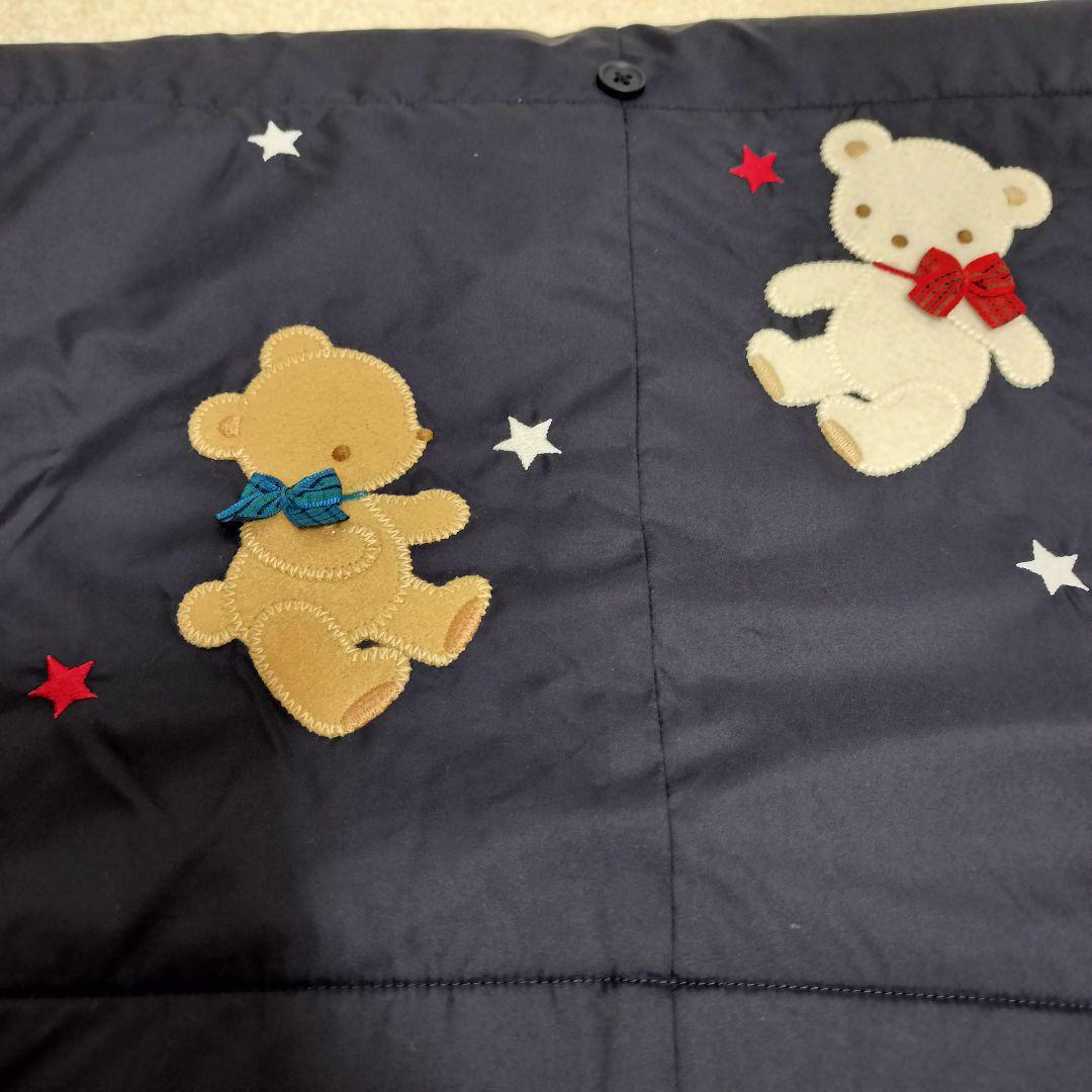 familiar 3WAYブランケット 抱っこ紐ケープ　ネイビー ファミリア