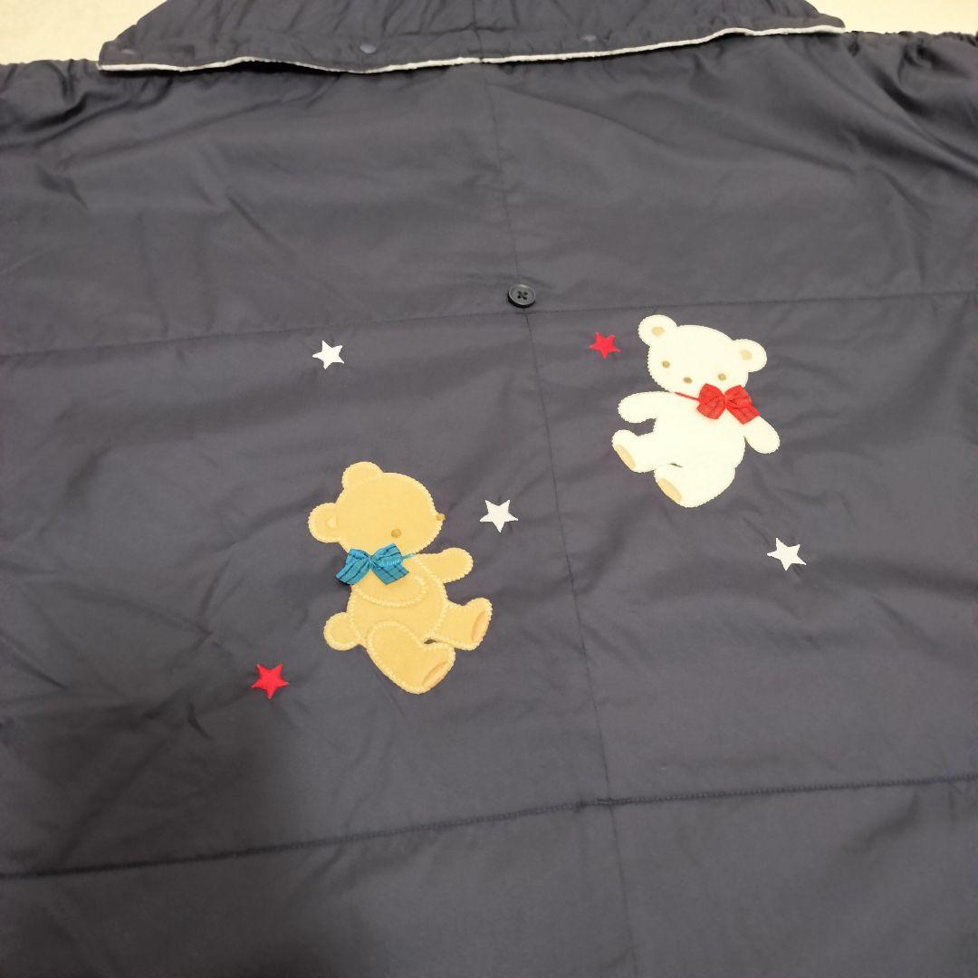 familiar 3WAYブランケット 抱っこ紐ケープ　ネイビー ファミリア